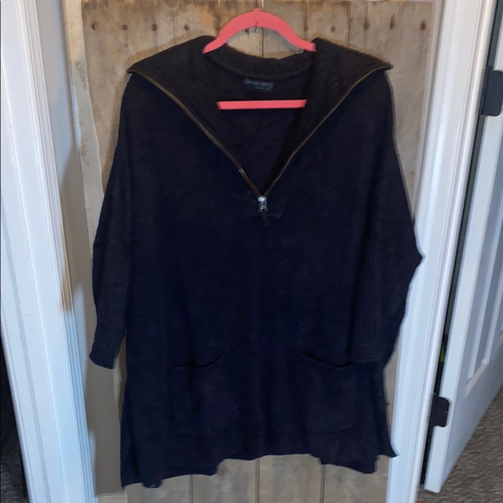 BAREFOOT DREAMS COZYCHIC 1/2 zip ULTRA SOFT Pullover Pockets